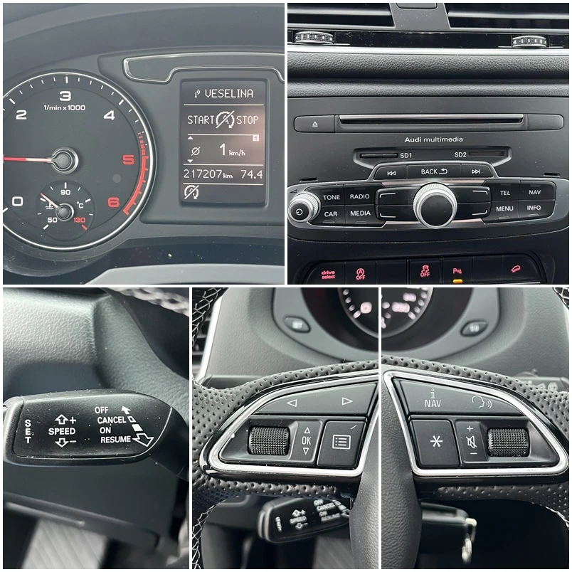Audi Q3 S-LINE QUATTRO 2.0TI 150кс NAVI КСЕНОН ВНОС ИТАЛИЯ, снимка 13 - Автомобили и джипове - 52665790