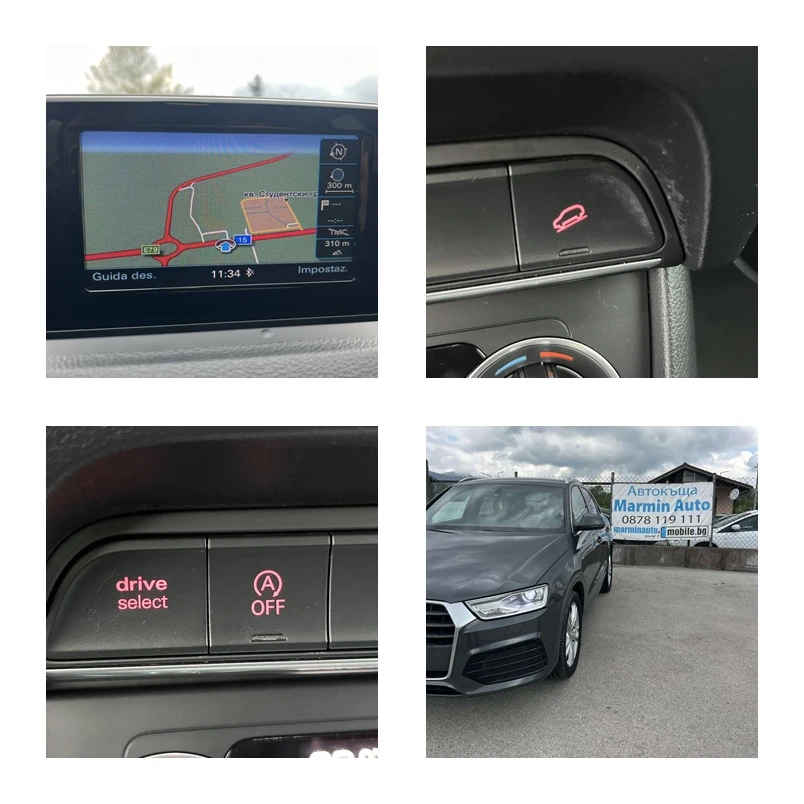 Audi Q3 S-LINE QUATTRO 2.0TI 150кс NAVI КСЕНОН ВНОС ИТАЛИЯ, снимка 15 - Автомобили и джипове - 52665790