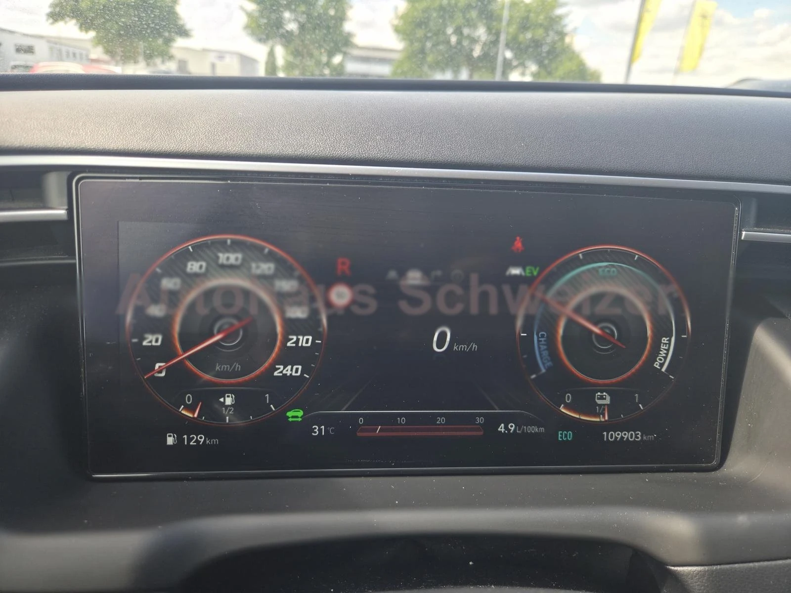 Hyundai Tucson PRIME/PLUG-IN/СЕРТИФИКАТ-БАТ97%/КОЖА/4х4, снимка 14 - Автомобили и джипове - 54970820