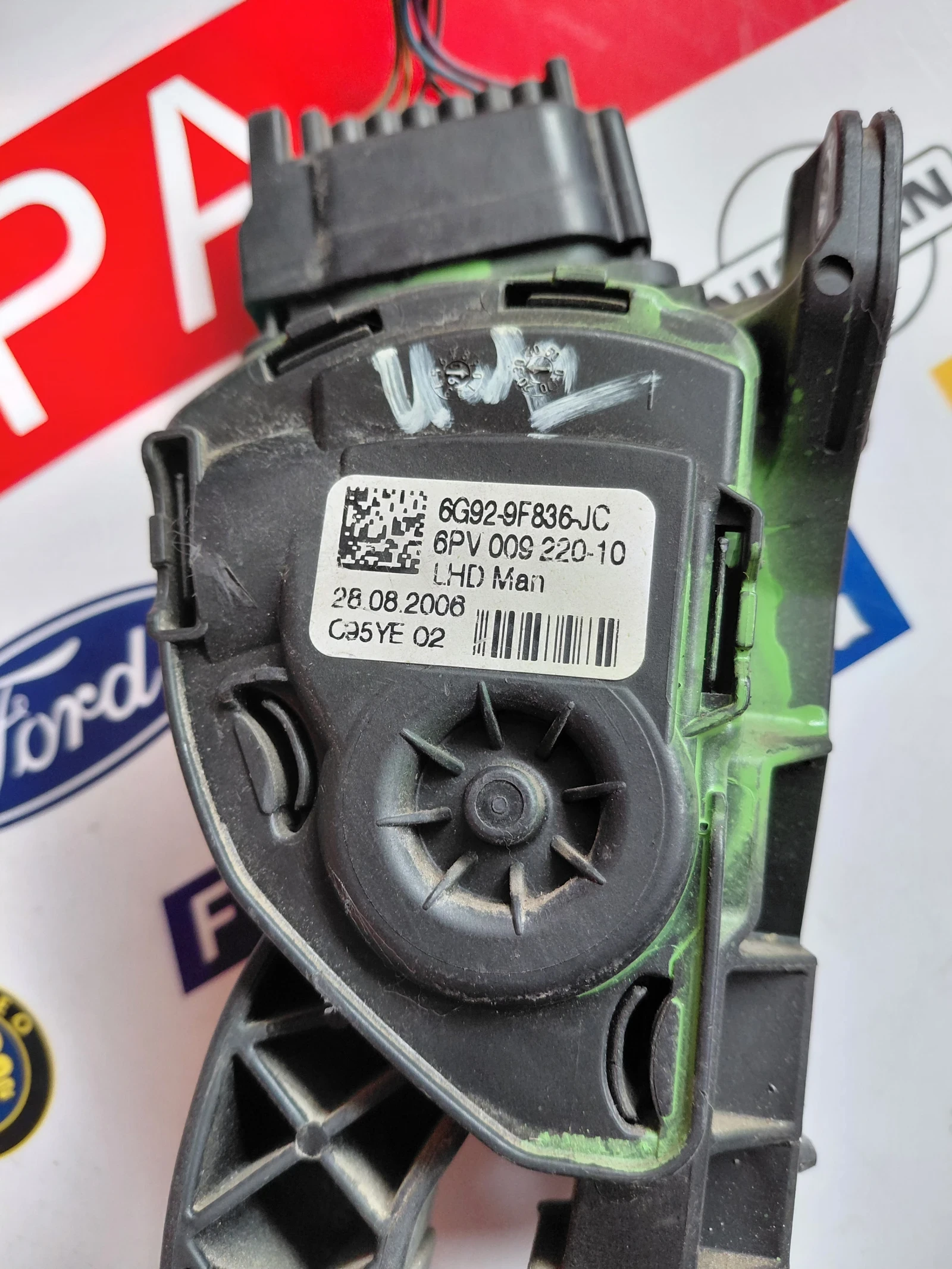 6G92-9F836-JC  Педал газ Ford S-Max 2.0 TDCI (2006-2015) 6G929F836JC 6PV00922010, снимка 2 - Части - 53959903