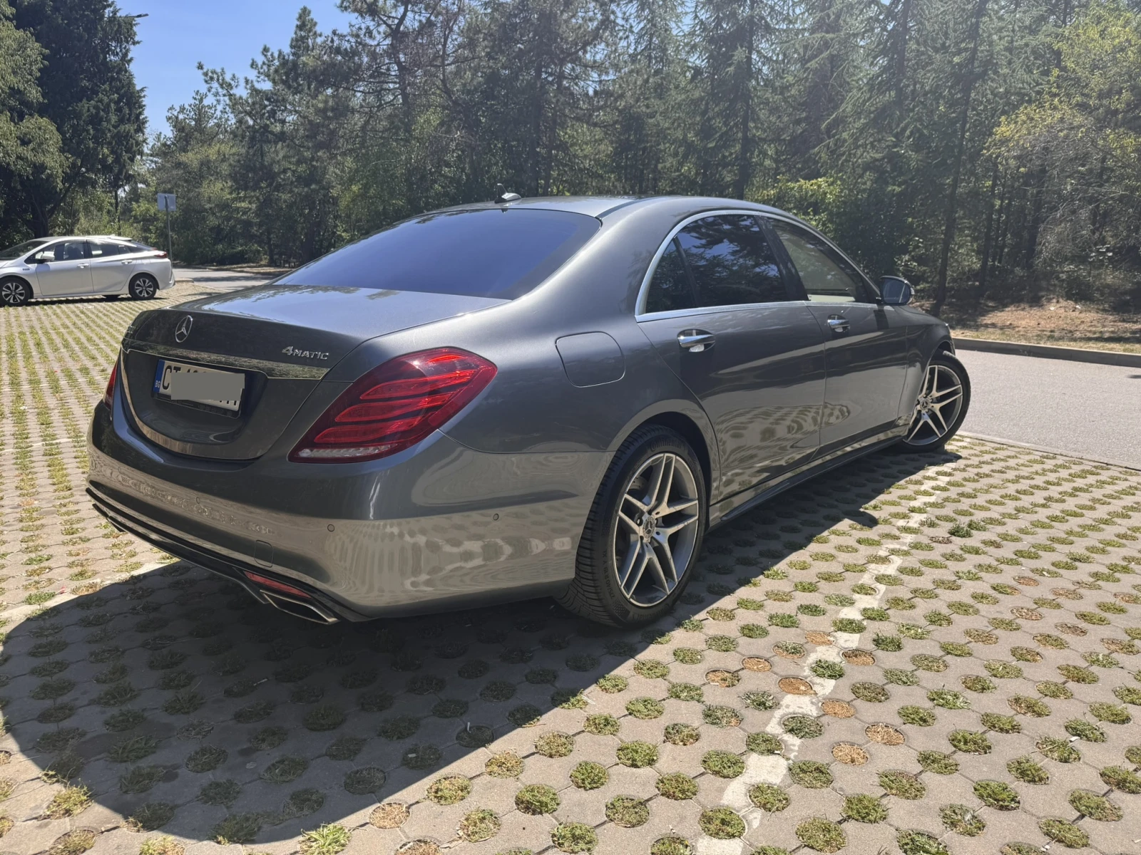 Mercedes-Benz S 550 4MATIC AMG Line| Burmester| 360| Масаж| Обдухване, снимка 4 - Автомобили и джипове - 55477220