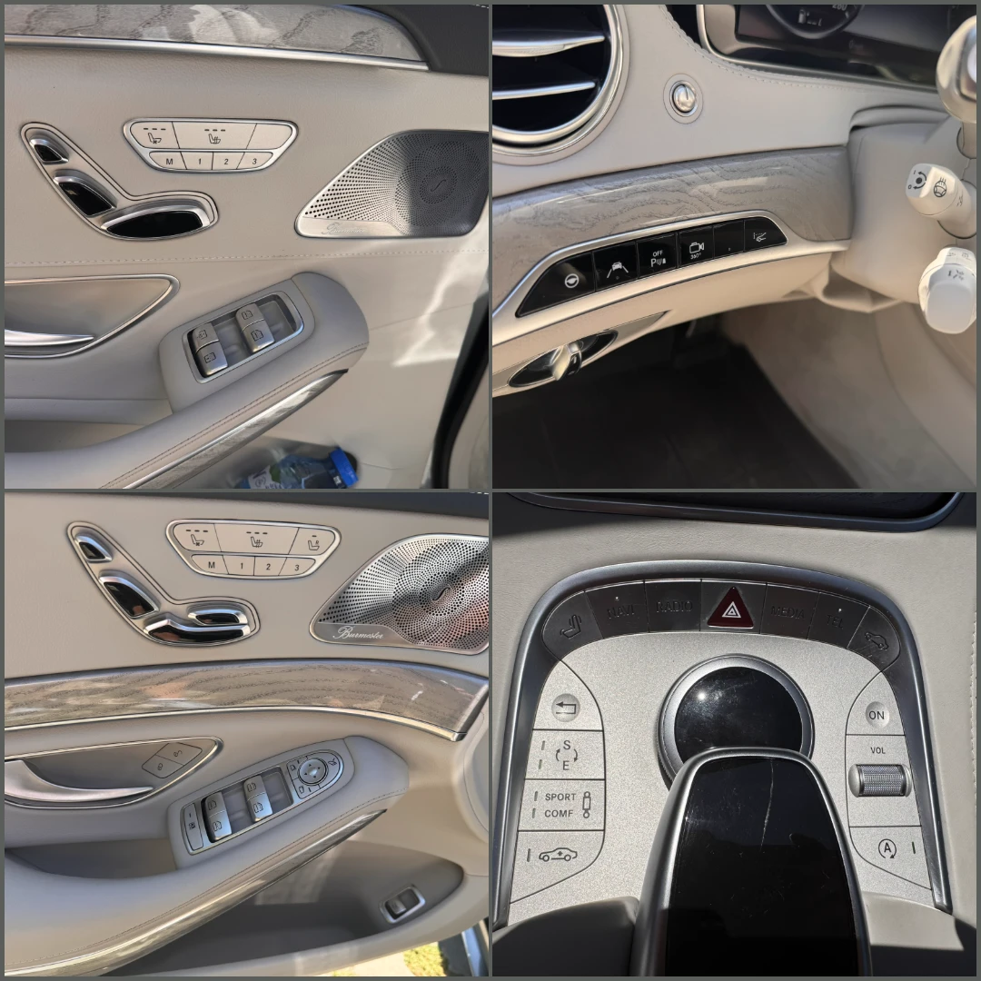 Mercedes-Benz S 550 4MATIC AMG Line| Burmester| 360| Масаж| Обдухване, снимка 9 - Автомобили и джипове - 55477220