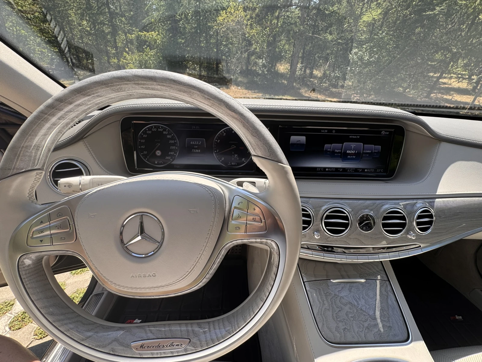 Mercedes-Benz S 550 4MATIC AMG Line| Burmester| 360| Масаж| Обдухване, снимка 6 - Автомобили и джипове - 55477220