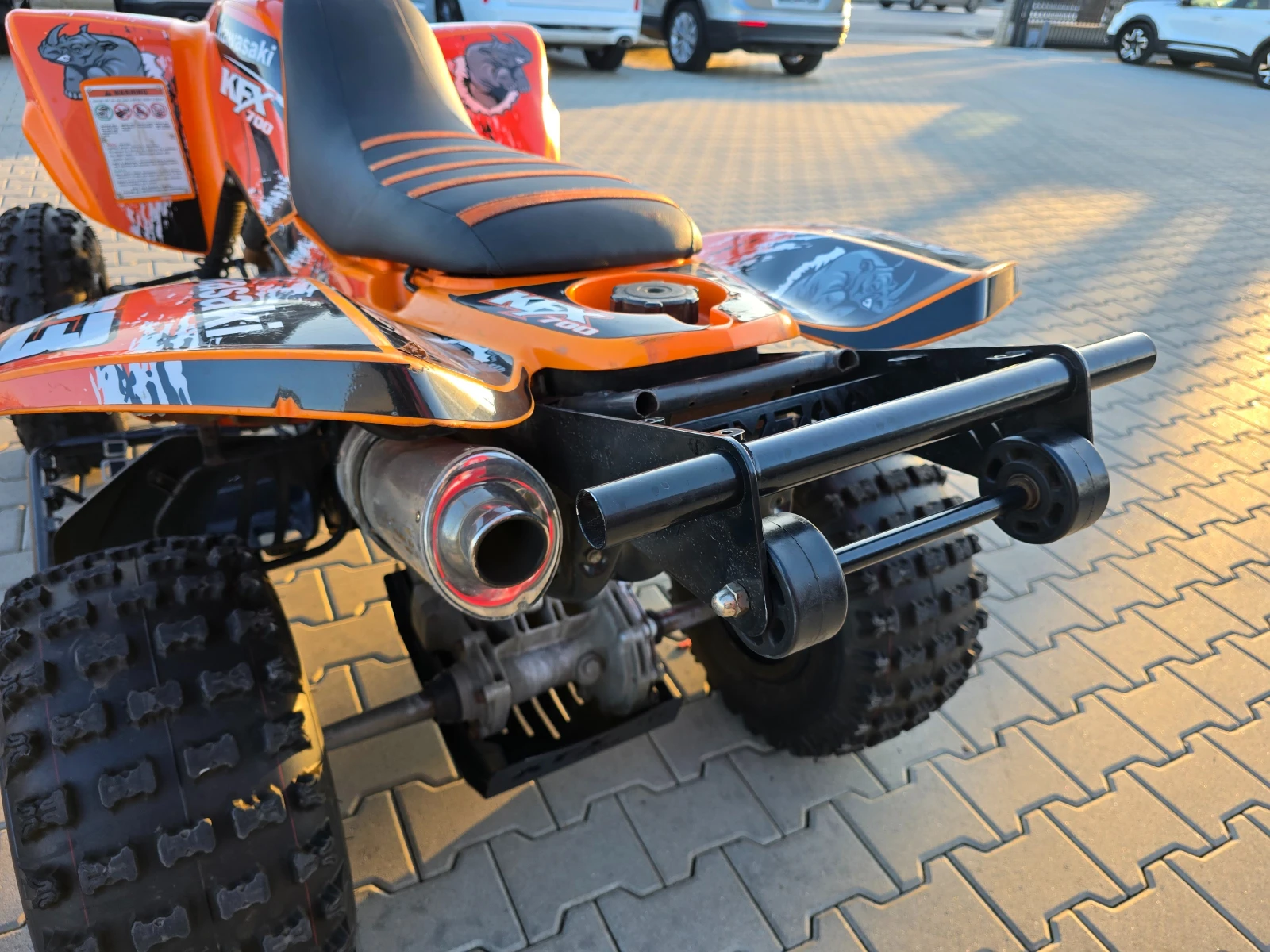 Kawasaki Kfx 700сс, Ролбари, Генерация, Нови гуми!, снимка 11 - Мотоциклети и мототехника - 53874205