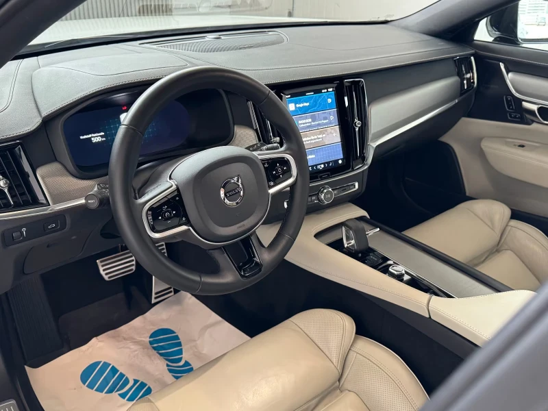 Volvo V90 R-DESIGN/197HP/CAM/MEMO/H&K/NAVI/LED/KLESS/308gpr, снимка 10 - Автомобили и джипове - 51681835