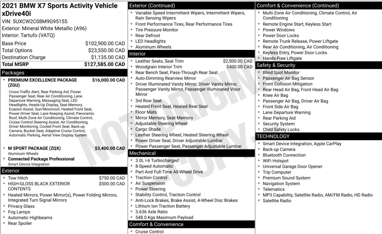 BMW X7 * XDRIVE40I * CARFAX * Без инциденти * , снимка 10 - Автомобили и джипове - 55831290