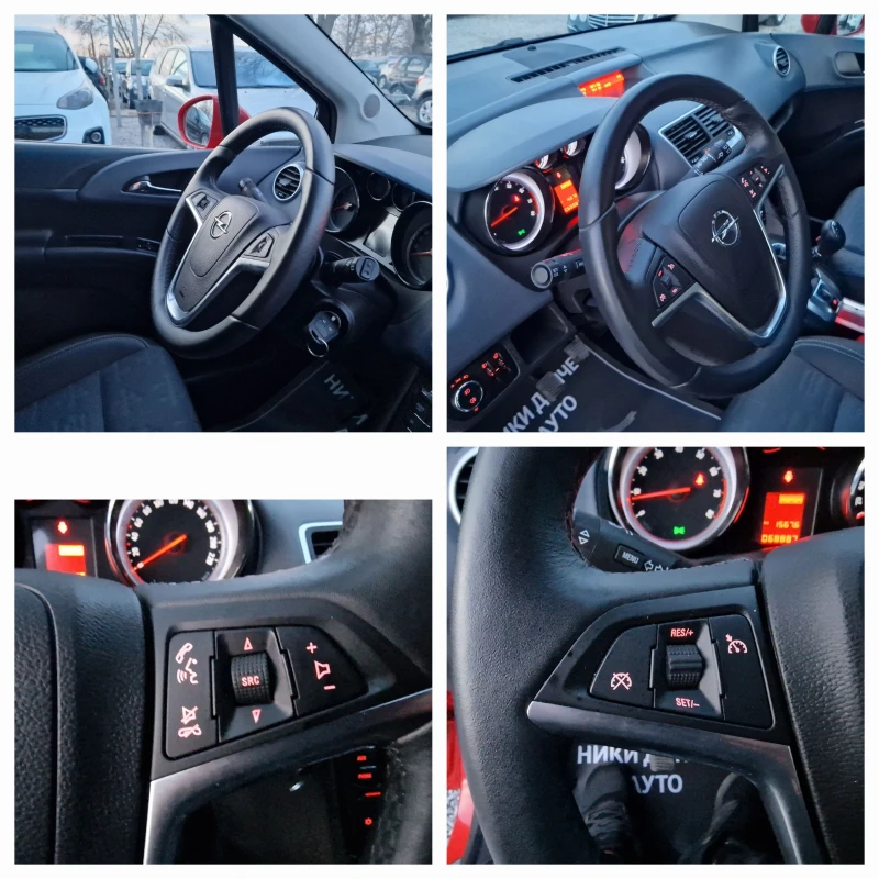 Opel Meriva 1.4T-140k.s-68000км-СЕРВИЗНА ИСТОРИЯ-EURO 5, снимка 11 - Автомобили и джипове - 48758506