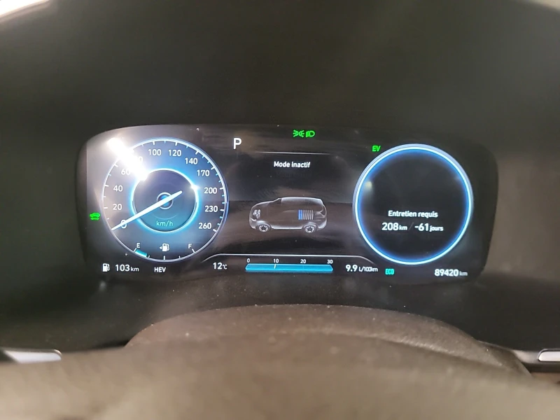 Hyundai Santa fe Htrac* Plug in Hybrid* Подгрев* Обдух* Пано, снимка 10 - Автомобили и джипове - 52317588