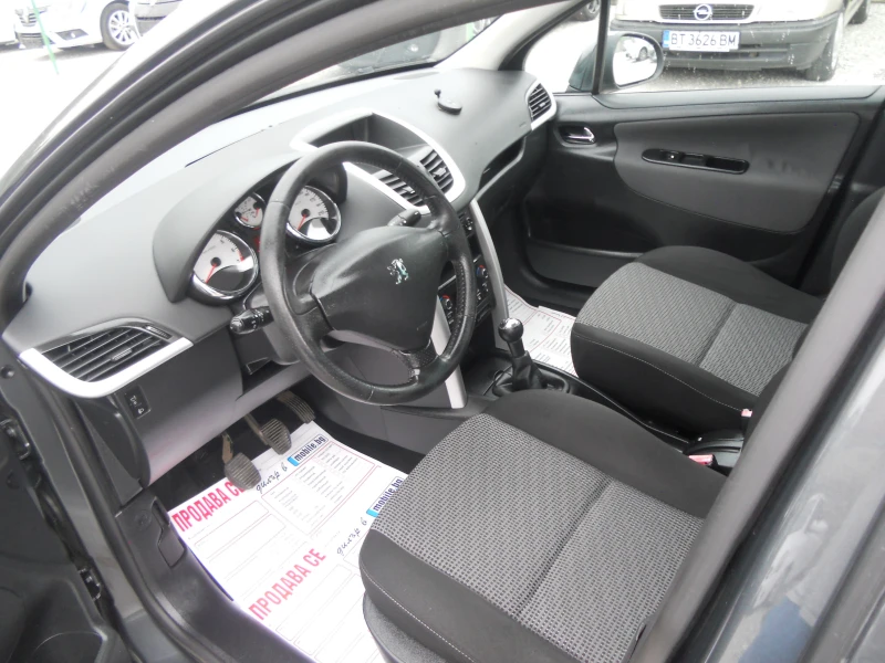 Peugeot 207 1.4i ЛИЗИНГ!!!! РЕАЛНИ КИЛОМЕТРИ+ СЕРВИЗНА ИСТОРИЯ, снимка 9 - Автомобили и джипове - 51206025