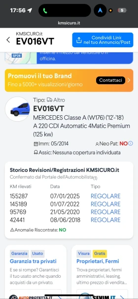 Mercedes-Benz A 220 cdi 4matic SPORT | Mobile.bg    9
