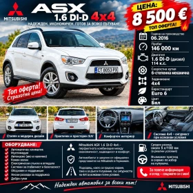 ����� �� �������� �� Mitsubishi ASX  1.6 DI-D 4x4 