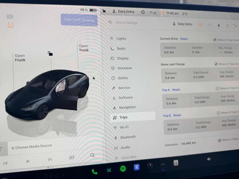 Tesla Model 3 2024 Long Range * CARFAX * БЕЗ ПЪРВОНАЧАЛНА ВНОСКА, снимка 9 - Автомобили и джипове - 52977267