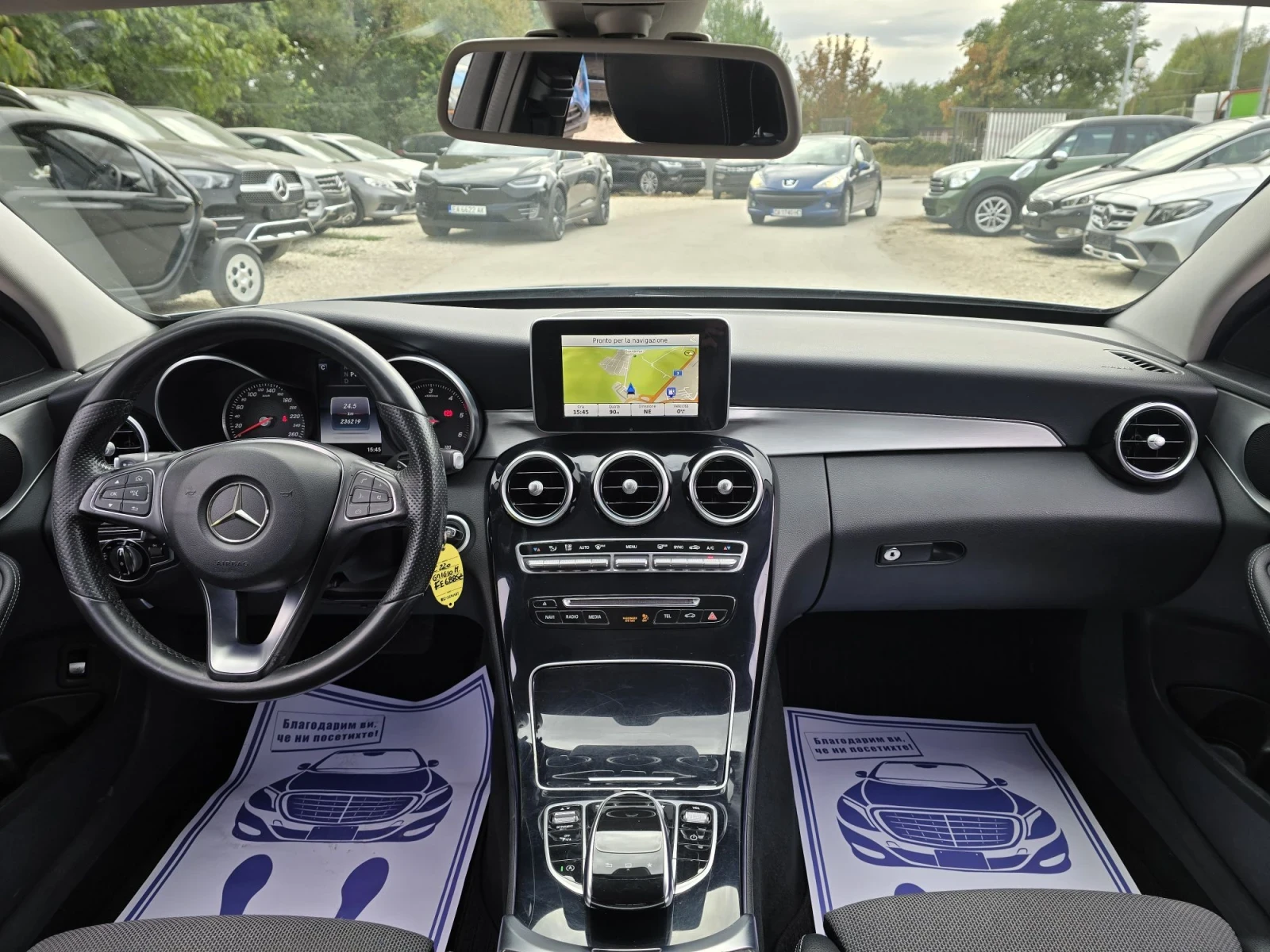 Mercedes-Benz C 220 D 170к.с AMG Business , снимка 15 - Автомобили и джипове - 56225468