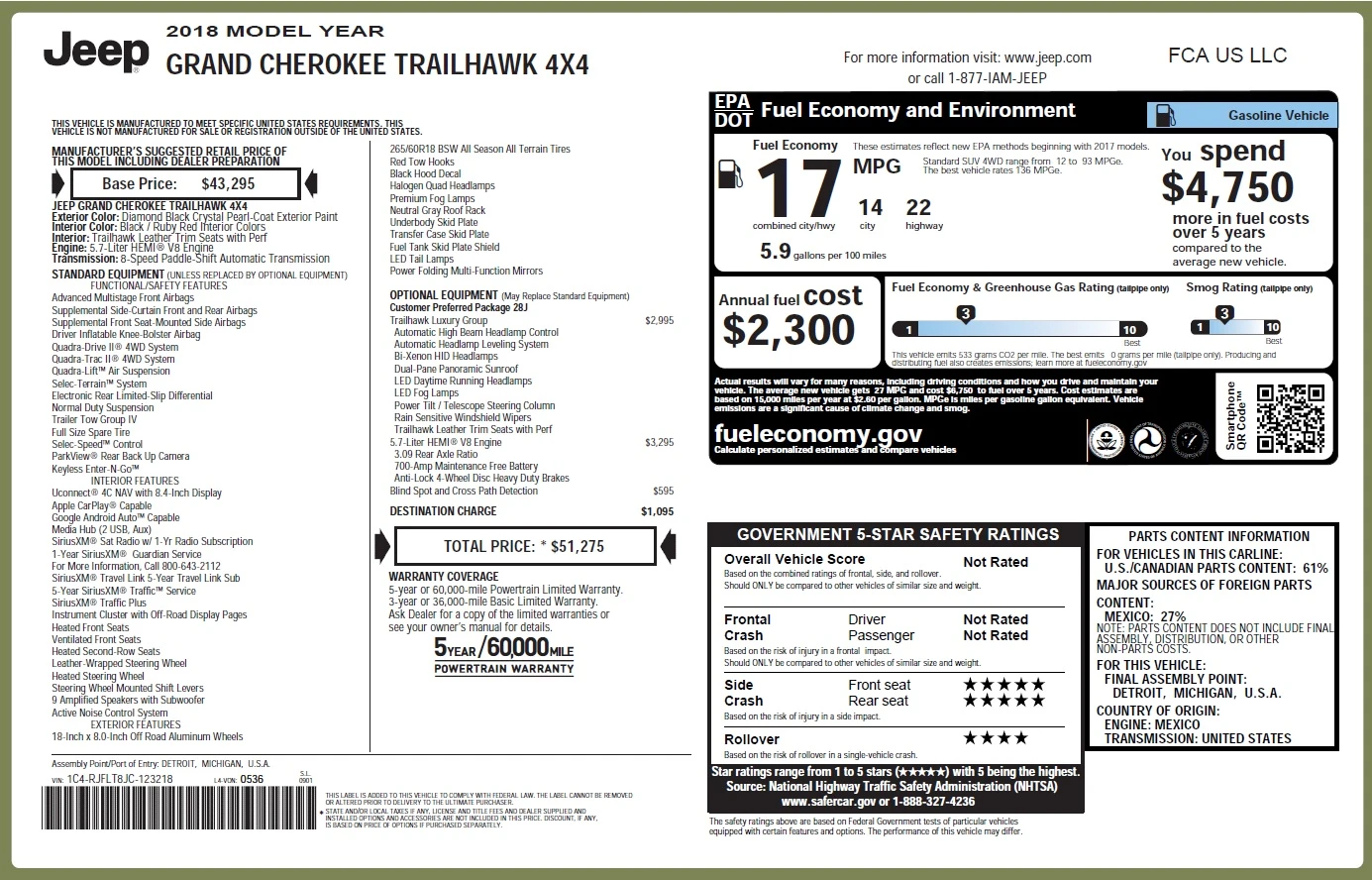 Jeep Grand cherokee Trailhawk, снимка 11 - Автомобили и джипове - 55711774
