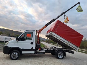 Iveco 35c18 ДО 3, 5т. САМОСВАЛ С КРАН 1820кг ШВЕЙЦАРИЯ 6 МЕТРА, снимка 3