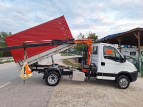 Iveco 35c18 ДО 3, 5т. САМОСВАЛ С КРАН 1820кг ШВЕЙЦАРИЯ 6 МЕТРА, снимка 5