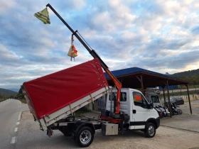 Iveco 35c18 ДО 3, 5т. САМОСВАЛ С КРАН 1820кг ШВЕЙЦАРИЯ 6 МЕТРА, снимка 6