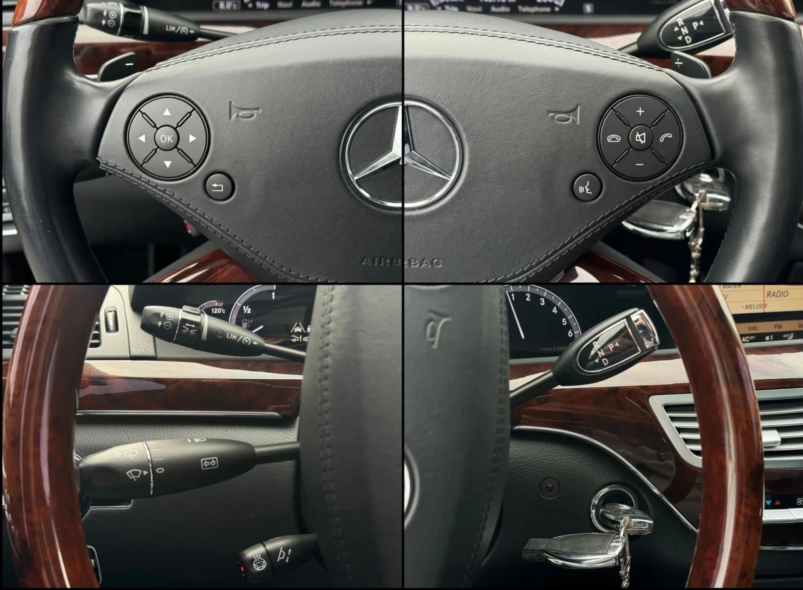 Mercedes-Benz S 500 PANO/ 3xTV/ LONG/ CAMERA/ MASSAGE/VACUM/, снимка 15 - Автомобили и джипове - 54569228
