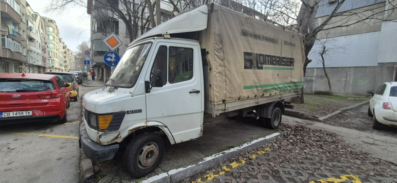 Mercedes-Benz 409 Товарен-Бордови - изображение 7