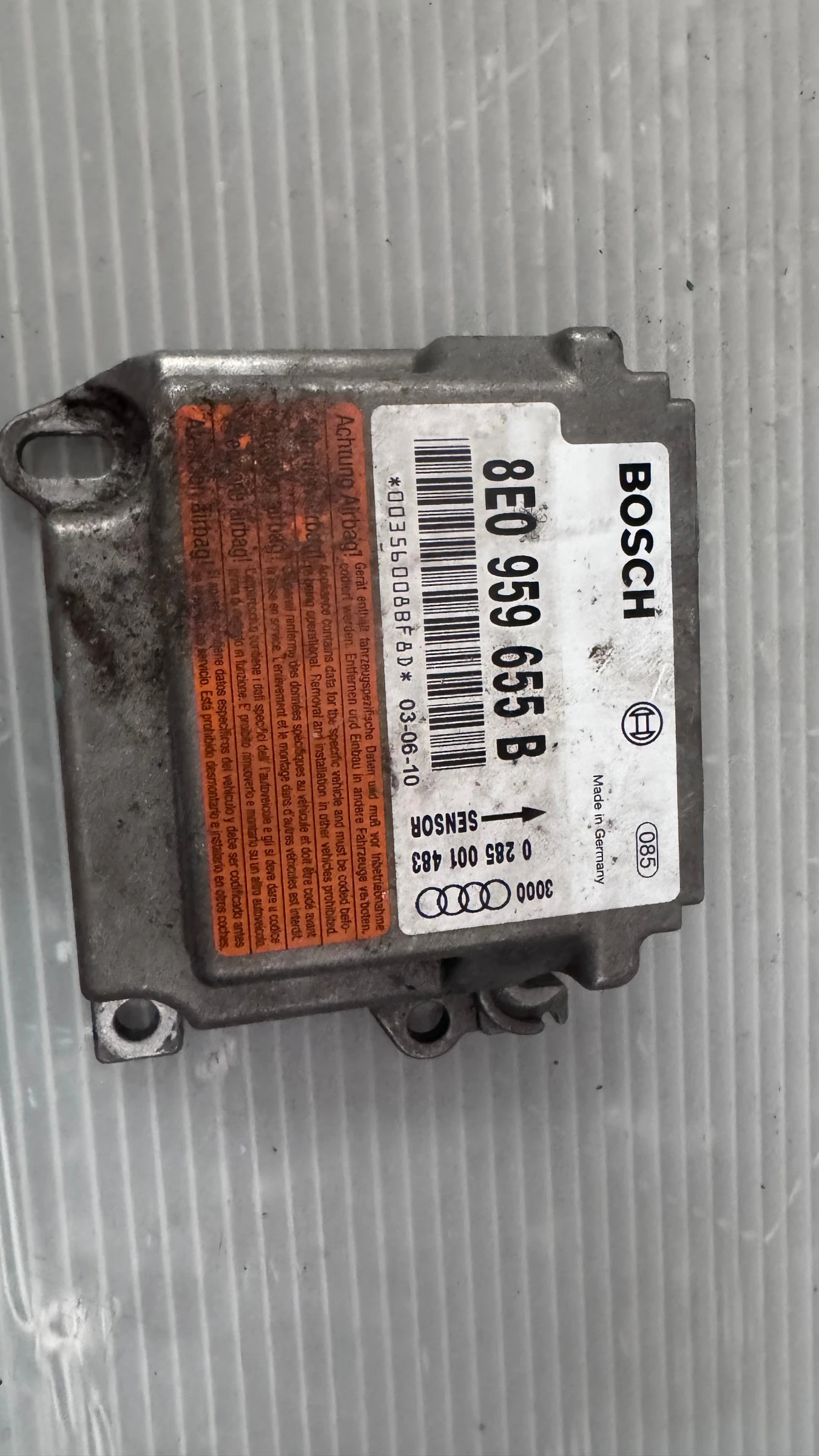 Airbag  /  /  a Audi A4 - 8E0959655 / 0285001483 | Mobile.bg   2