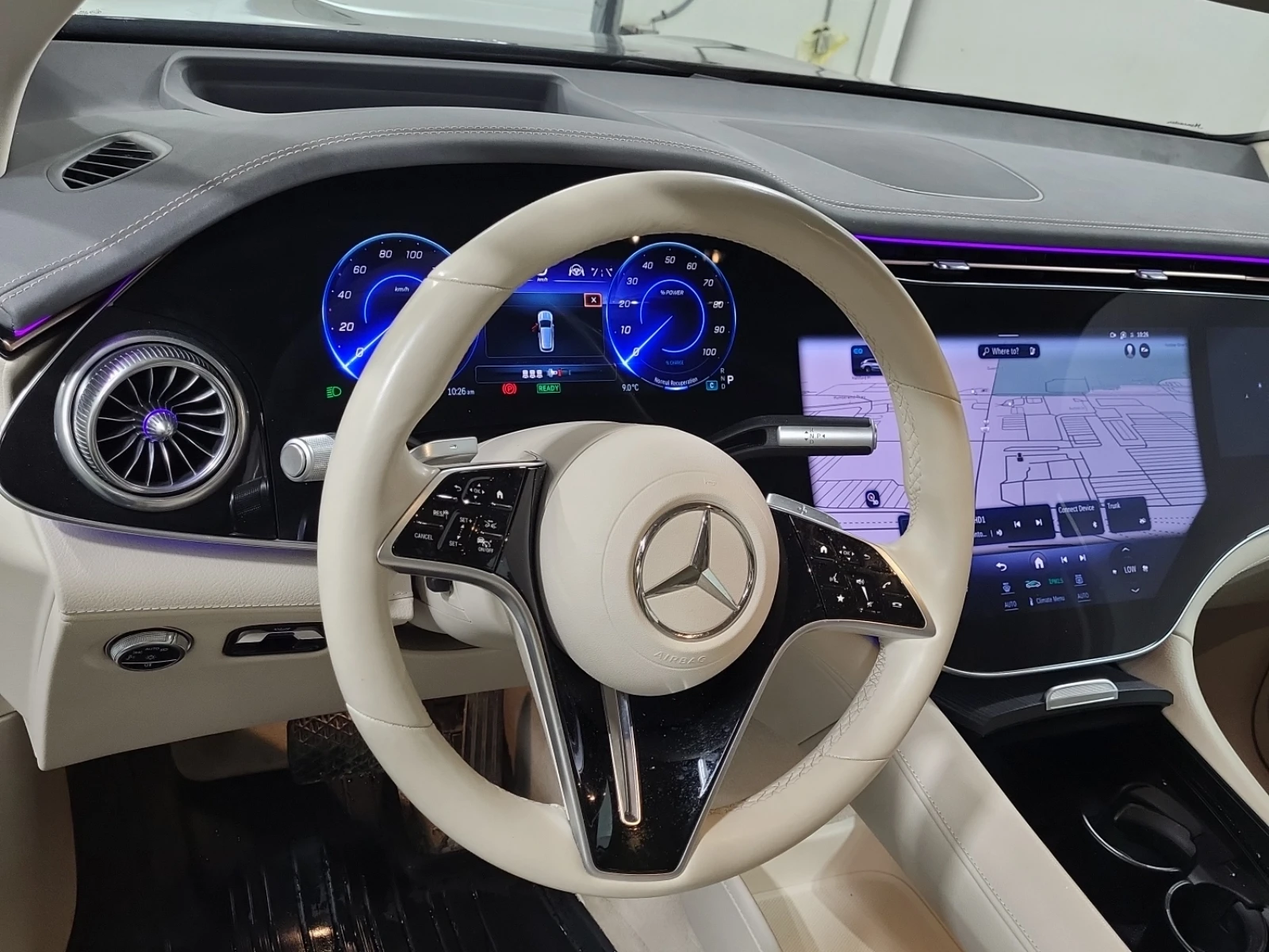 Mercedes-Benz EQS EQS 580* Pano* 360view* Обдухване* hyper screen* H, снимка 9 - Автомобили и джипове - 54416963
