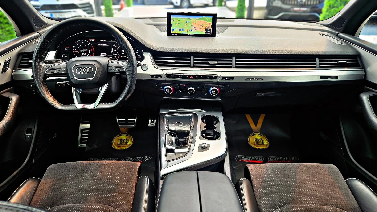 Audi Q7 S-LINE/DISTR/360CAMERA/PANO/САМОПАРКИРАНЕ/ПОДГР/LI, снимка 9 - Автомобили и джипове - 54855699