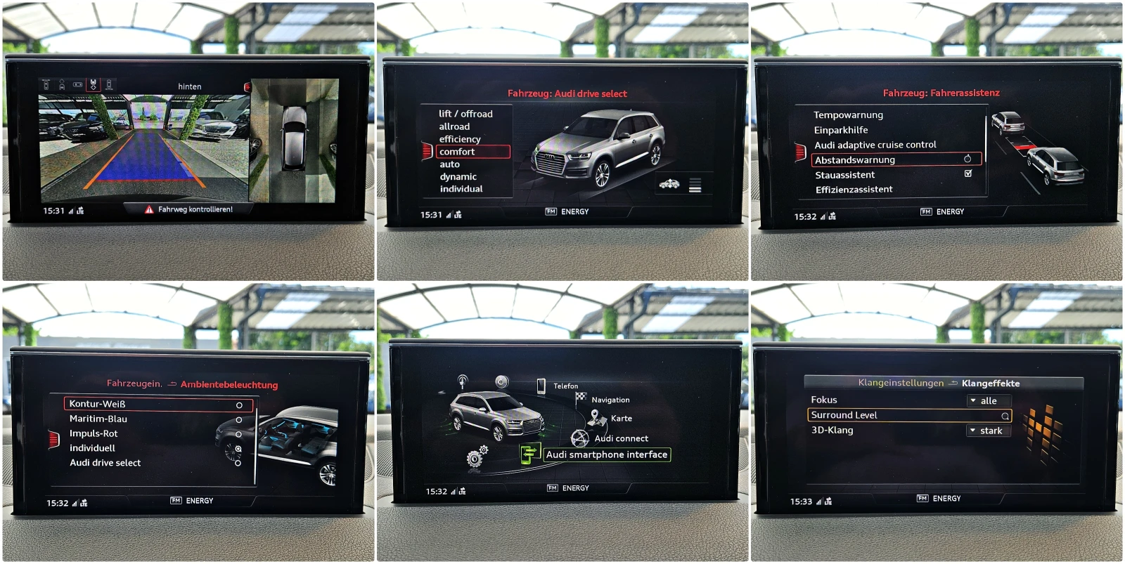 Audi Q7 S-LINE/DISTR/360CAMERA/PANO/САМОПАРКИРАНЕ/ПОДГР/LI, снимка 14 - Автомобили и джипове - 54855699