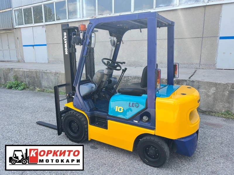 Мотокар Komatsu  1.8 Тона / Безплатен Транспорт / Челно стъкло, снимка 3 - Индустриална техника - 41963255