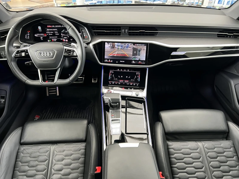 Audi Rs6 /CERAMIC/CARBON/B&O/PANO/HEAD UP/360/MATRIX/22/, снимка 13 - Автомобили и джипове - 52362135