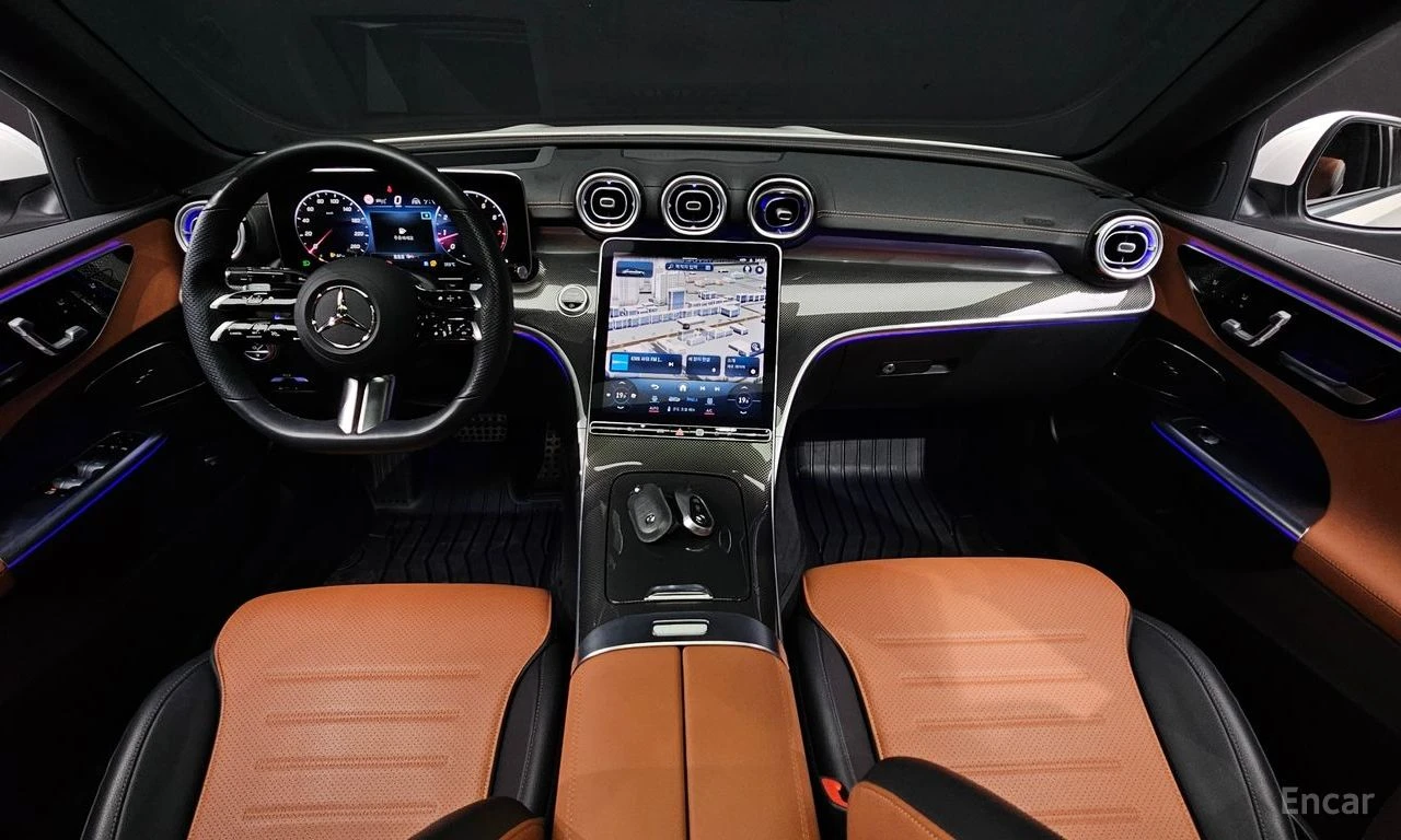 Mercedes-Benz C 300 AMG* LINE* ХЕДЪП* ОБДУХВАНЕ* ПАНОРАМ, снимка 8 - Автомобили и джипове - 54800924