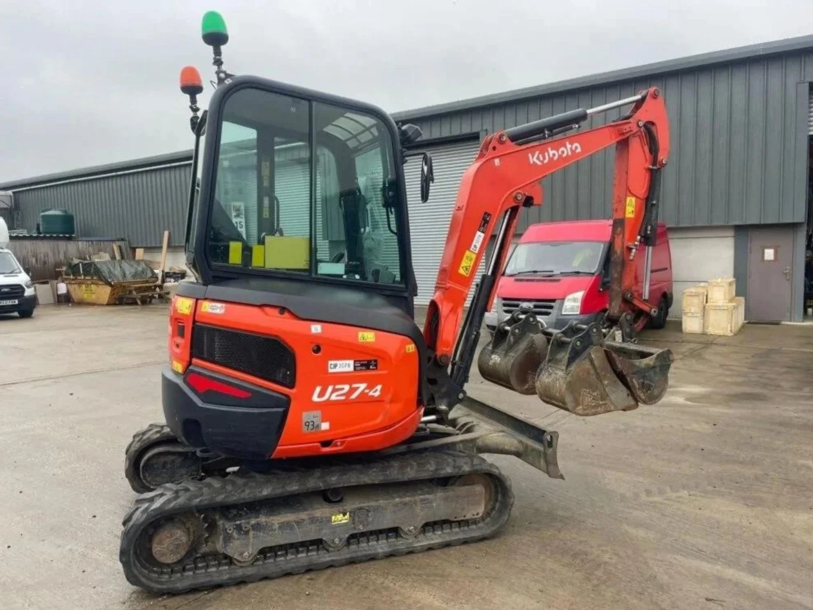 Багер Kubota U27-4 , снимка 3 - Индустриална техника - 53825503