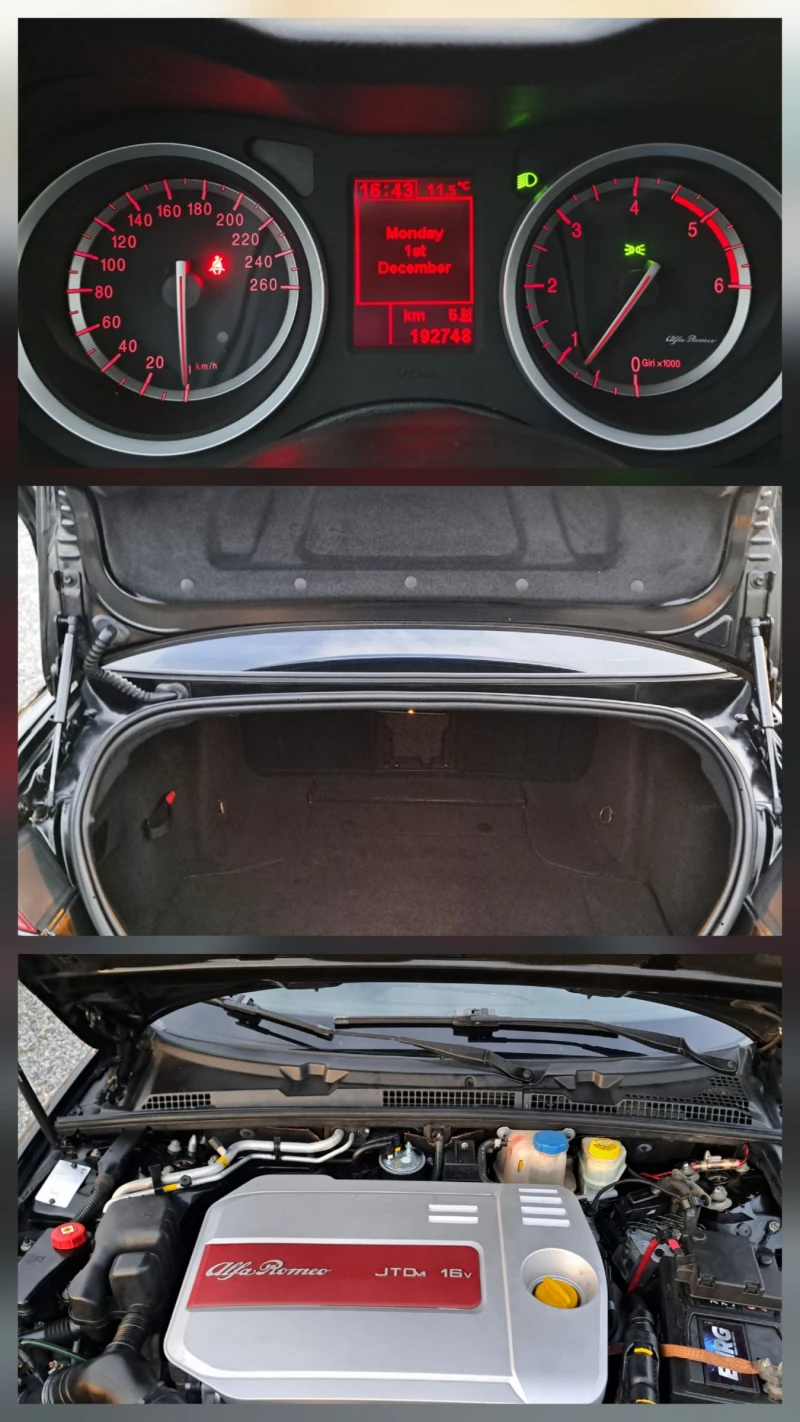 Alfa Romeo 159 1.9 JTDM* 150Hp* Парктроник* Уникат!* * , снимка 16 - Автомобили и джипове - 52616403