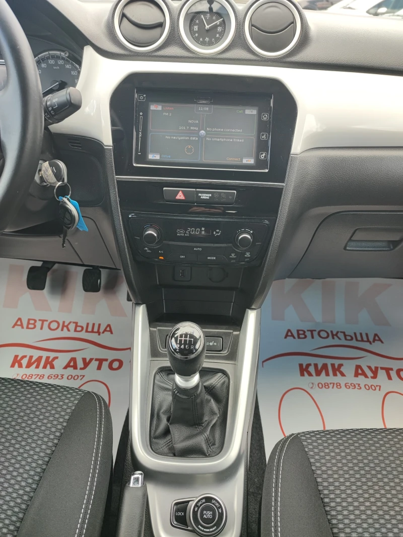 Suzuki Vitara 1.6D-120ks-6sk-4X4-ДИСТРОНИК-ПОДГРЕВ-КАМЕРА, снимка 14 - Автомобили и джипове - 50324683