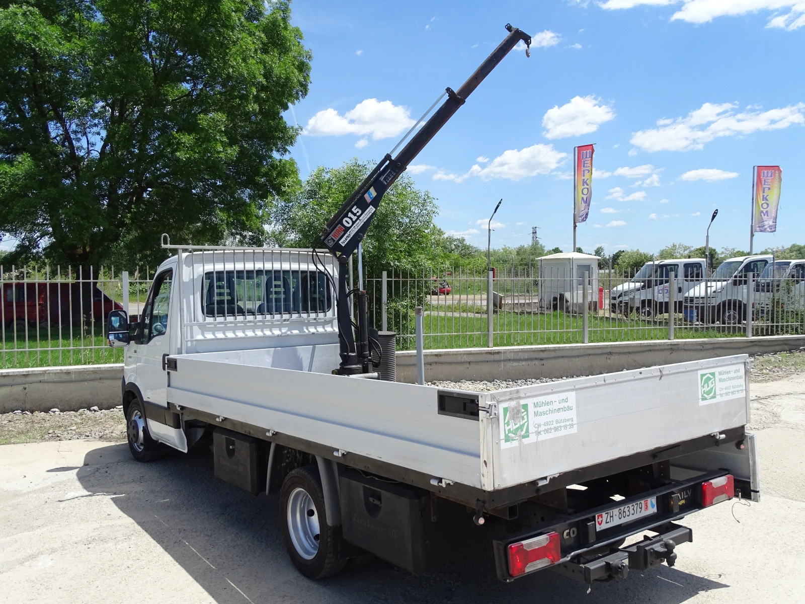 Iveco 35c15 БОРДОВИ С КРАН HIAB  1200 kg, снимка 14 - Бусове и автобуси - 54710917