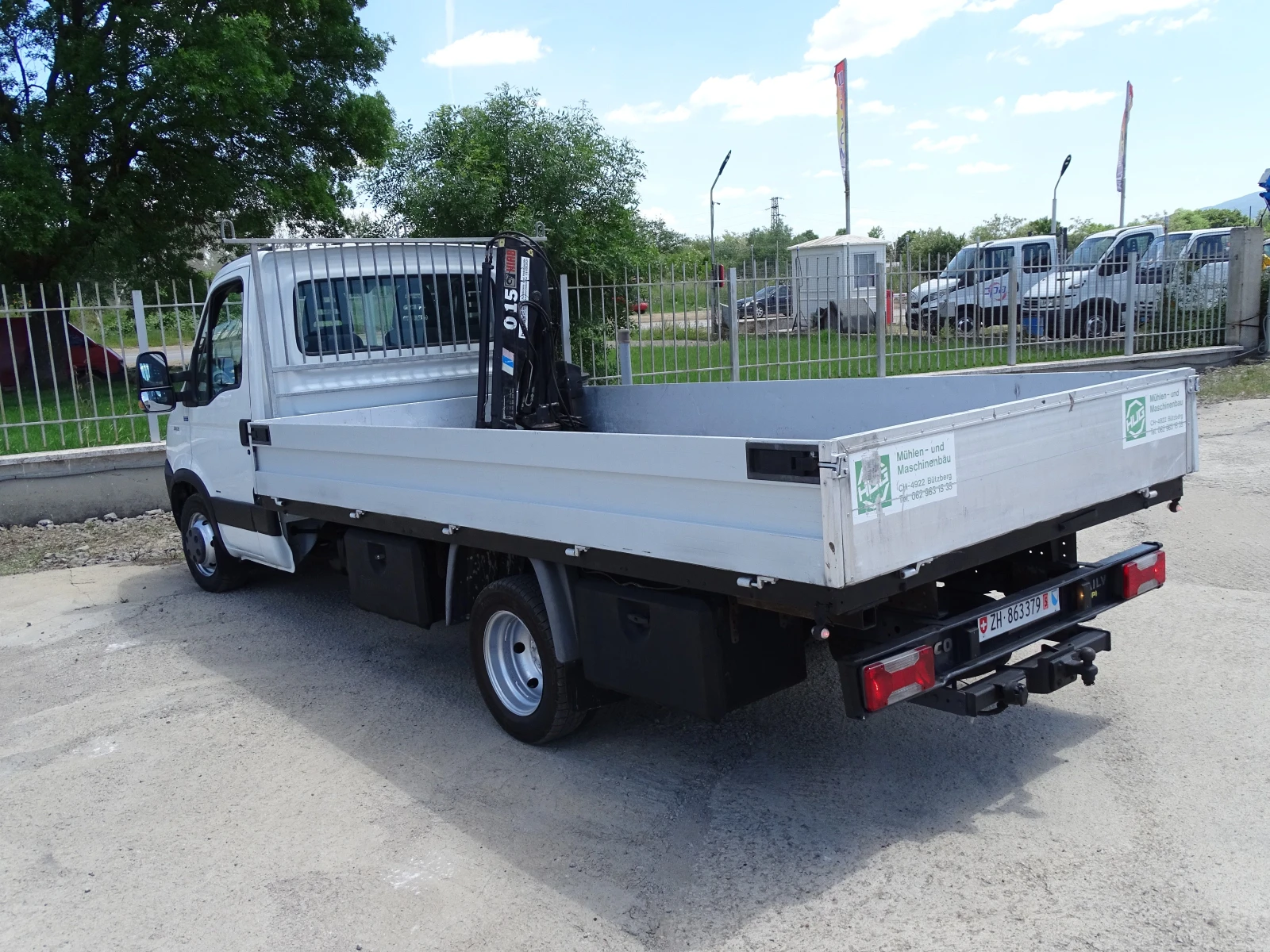 Iveco 35c15 БОРДОВИ С КРАН HIAB  1200 kg, снимка 9 - Бусове и автобуси - 54710917