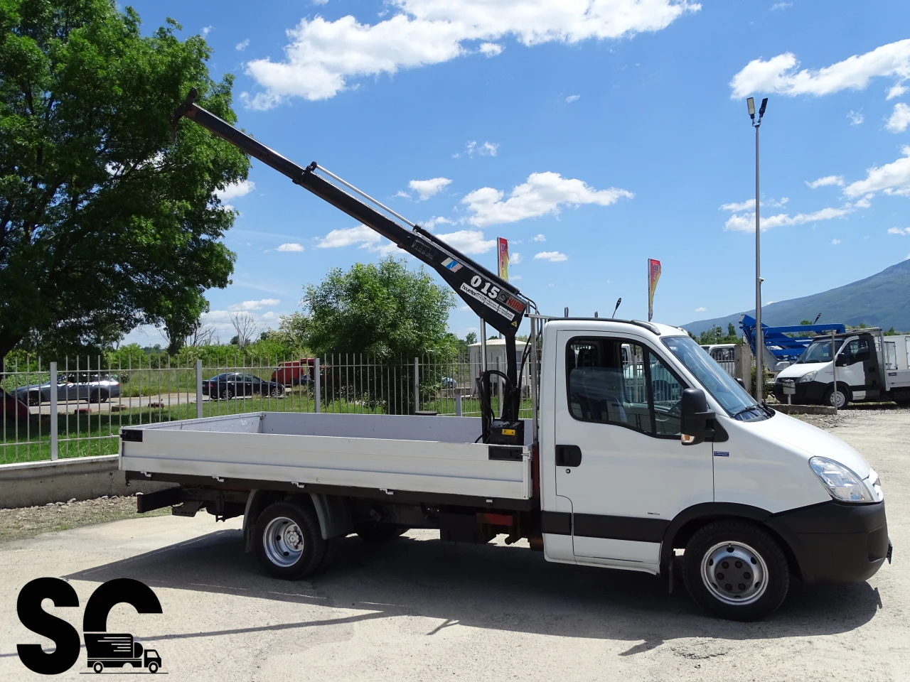 Iveco 35c15 БОРДОВИ С КРАН HIAB  1200 kg