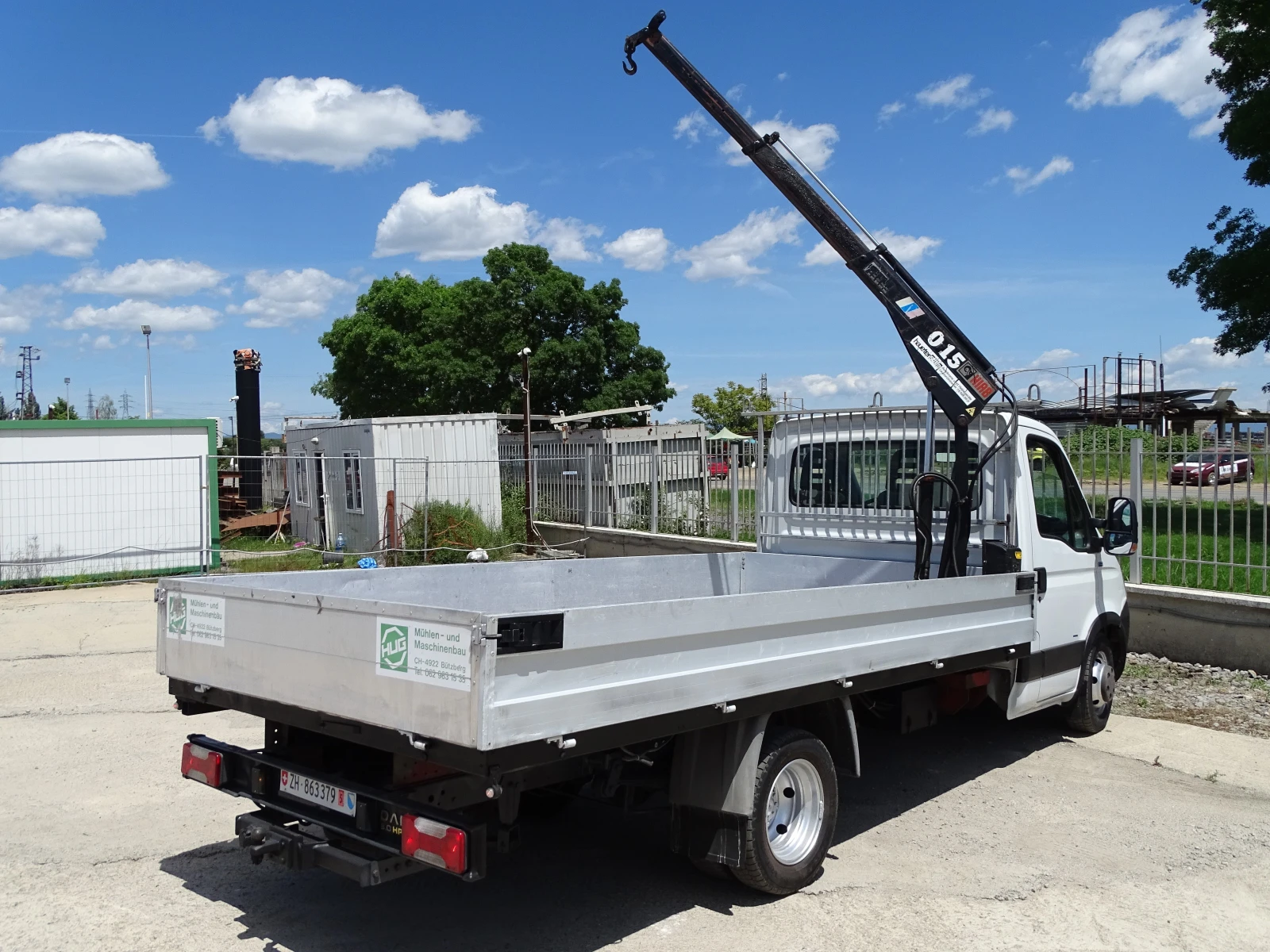 Iveco 35c15 БОРДОВИ С КРАН HIAB  1200 kg, снимка 10 - Бусове и автобуси - 54710917