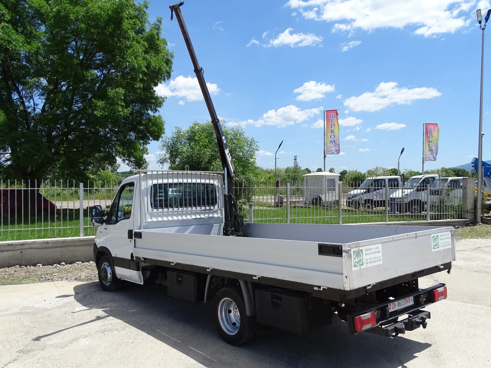 Iveco 35c15 БОРДОВИ С КРАН HIAB  1200 kg, снимка 12 - Бусове и автобуси - 54710917