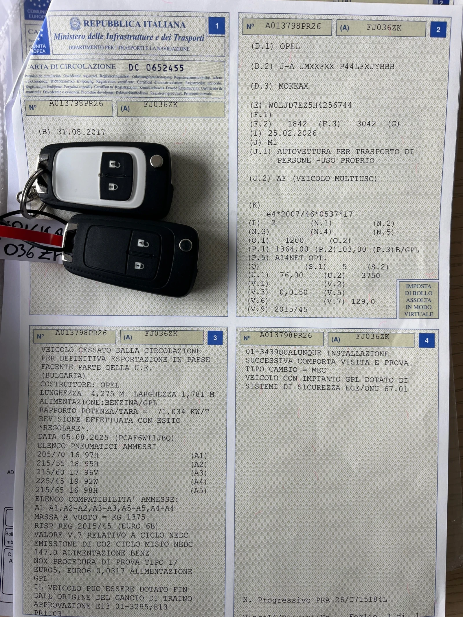 Opel Mokka X 1.4T GPL / Cosmo, снимка 17 - Автомобили и джипове - 53909093