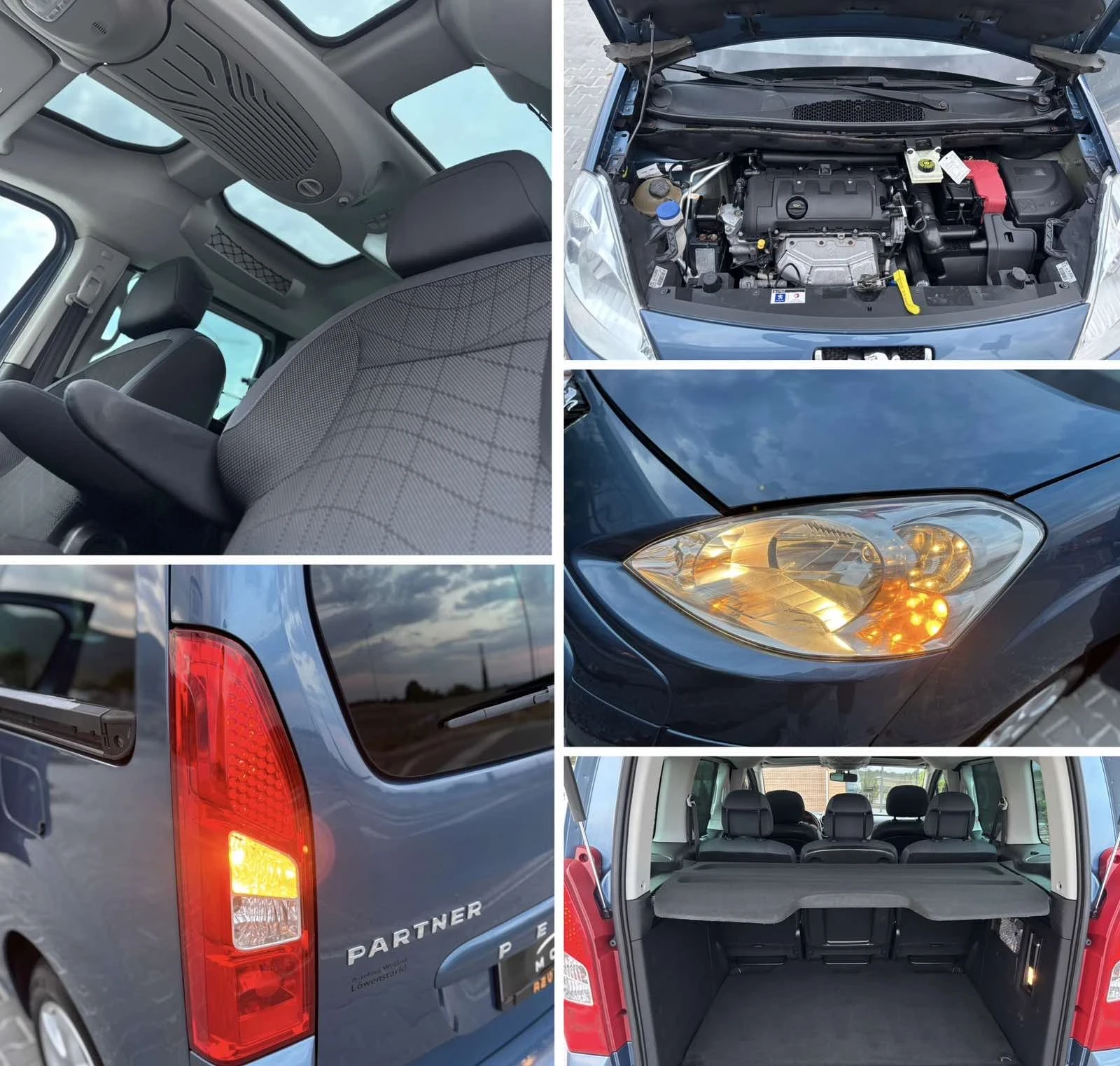Peugeot Partner 1.6i/120кс/Теpe/Климатик/Евро5/Германия/, снимка 13 - Автомобили и джипове - 55590229