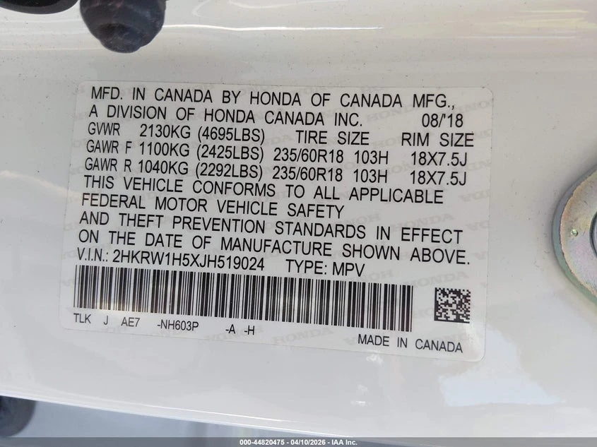 Honda Cr-v 1.5L I-4 DI, DOHC, VVT, TURBO, 190HP Front Wheel | Mobile.bg � ����������� 9