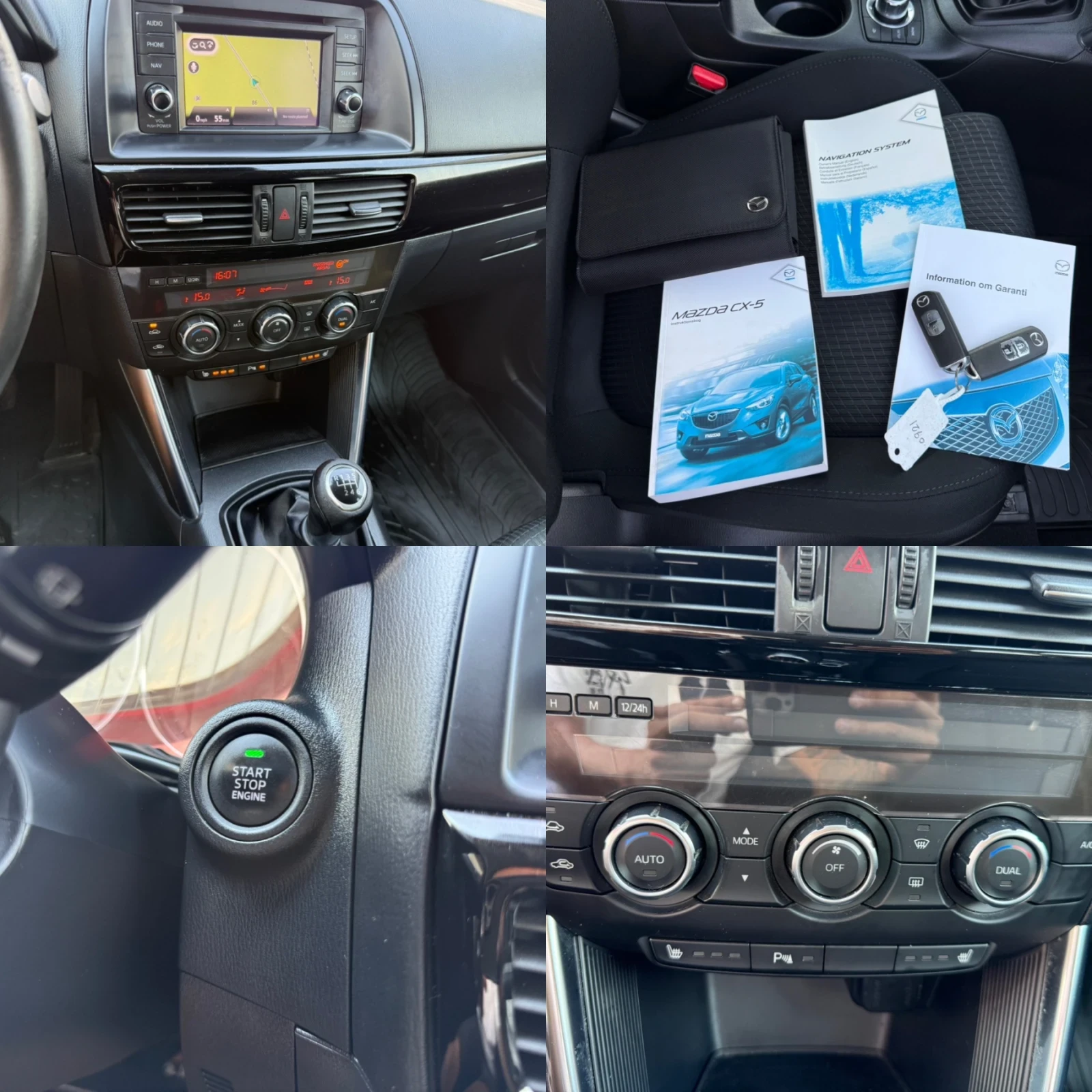 Mazda CX-5 2.0i 165к.с NAVI / PODGREV / PARKTRONIC , снимка 15 - Автомобили и джипове - 55128416