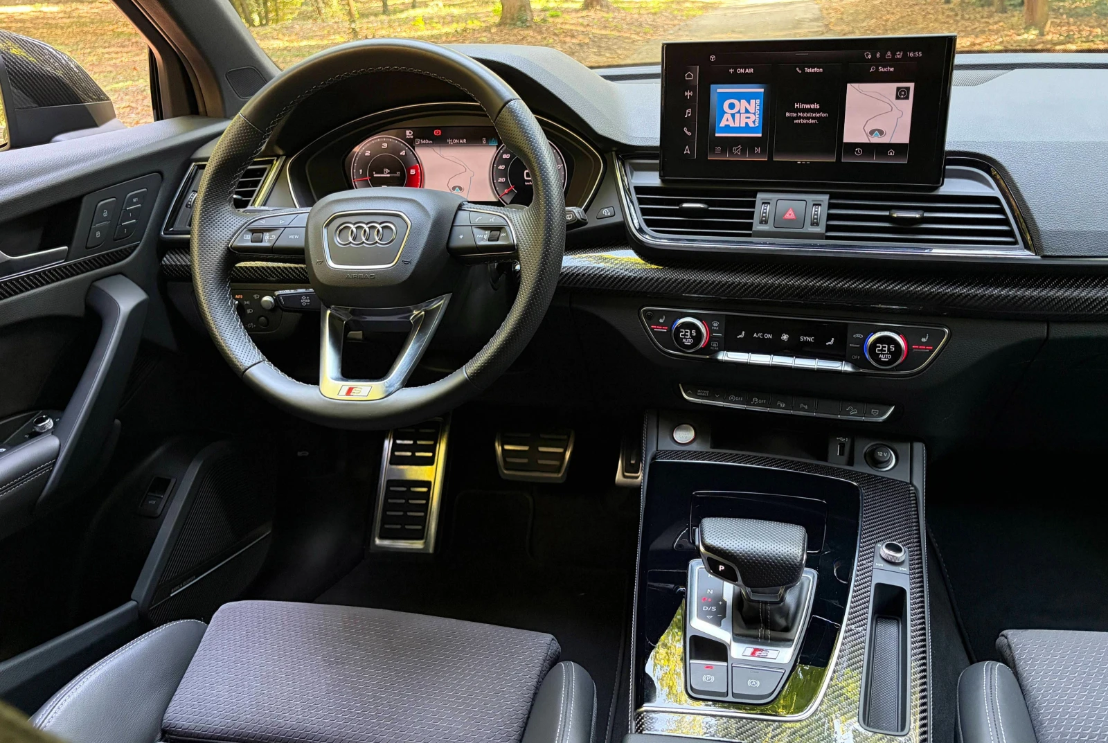 Audi SQ5 TDI Coupe Carbon Pano B&O Masage HUD Keyles Въздух, снимка 8 - Автомобили и джипове - 55644374