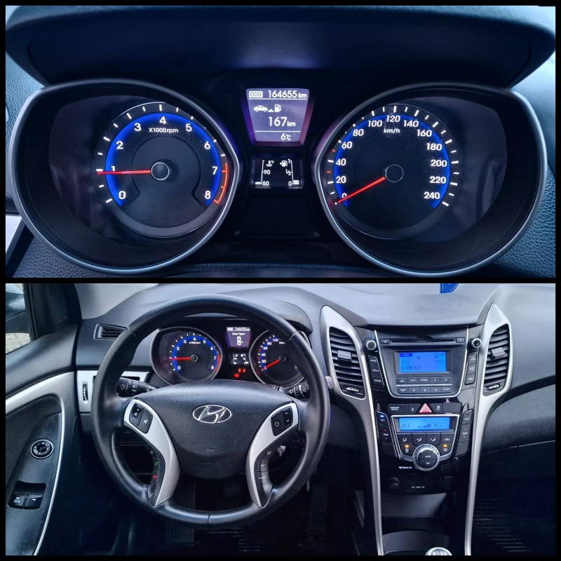 Hyundai I30 1.4i/100kc/6ck/164000км/Сервизна история!, снимка 10 - Автомобили и джипове - 48180576