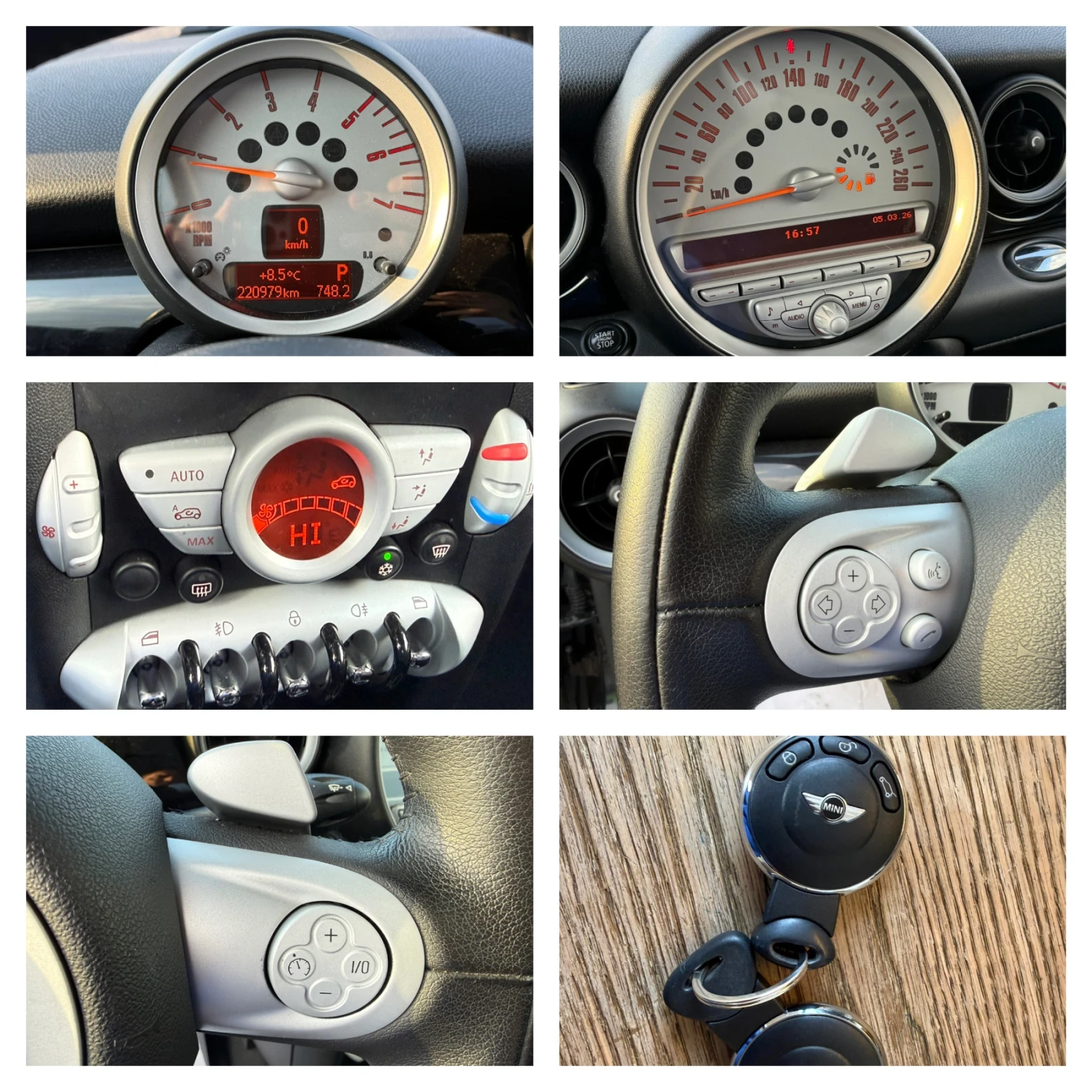 Mini Clubman 1.6D (110кс) Automatic/Обслужен/Зимни/Летни гуми, снимка 15 - Автомобили и джипове - 53726501