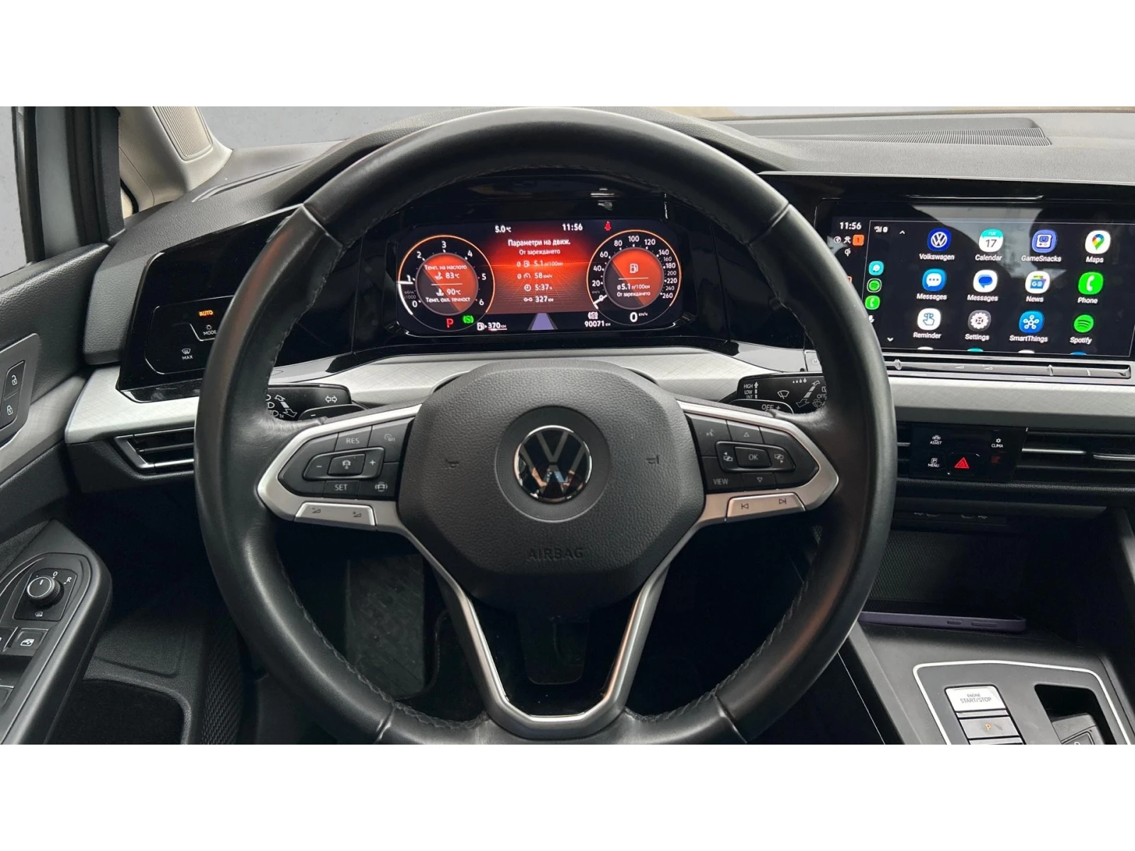 VW Golf 2.0 TDi  Life A/T, Месечна вноска от 255  , снимка 14 - Автомобили и джипове - 55408172