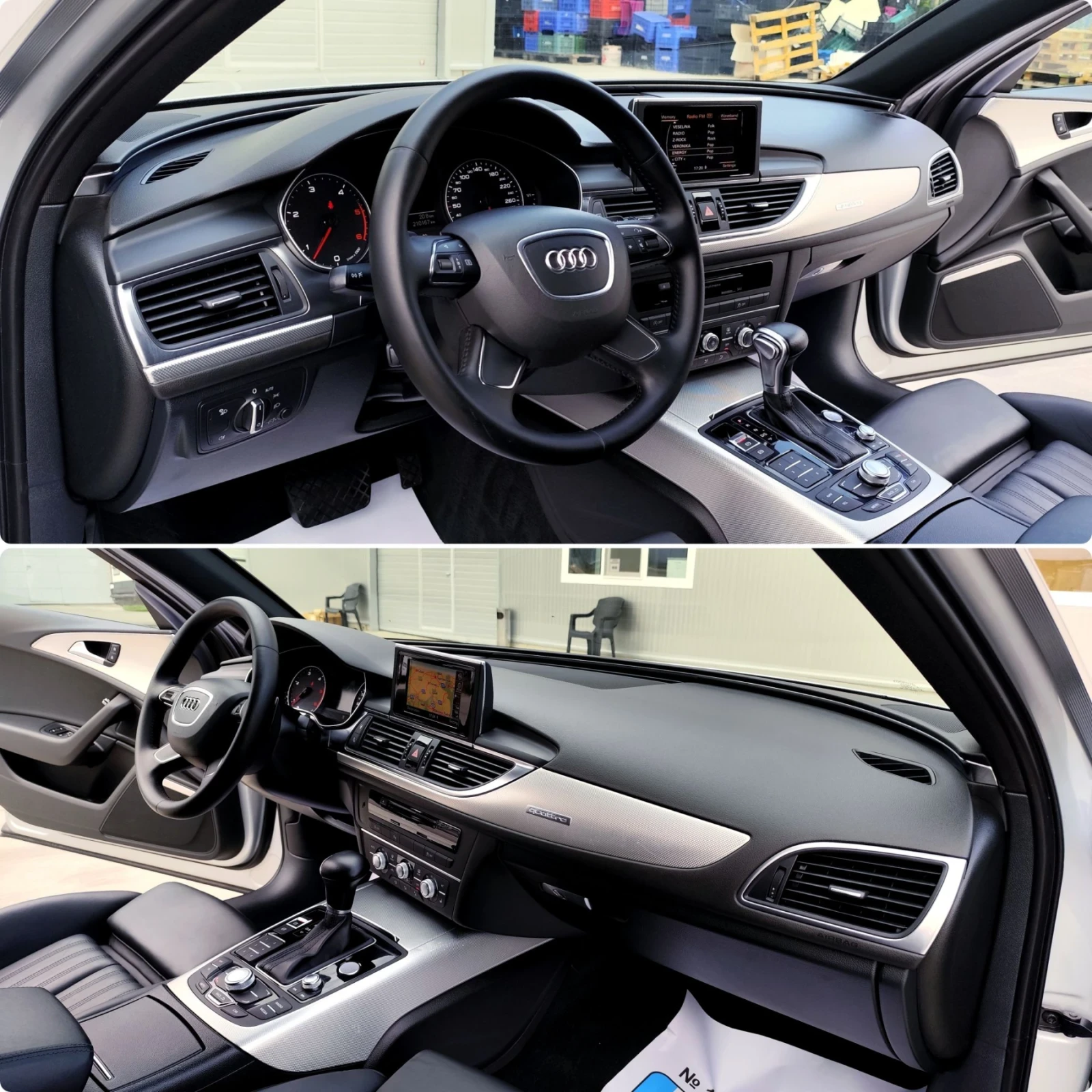Audi A6 3.0TDI-S-LINE-QUATTRO-LED-NAVI-F1-ВОЛАН-BOSE, снимка 16 - Автомобили и джипове - 55581959