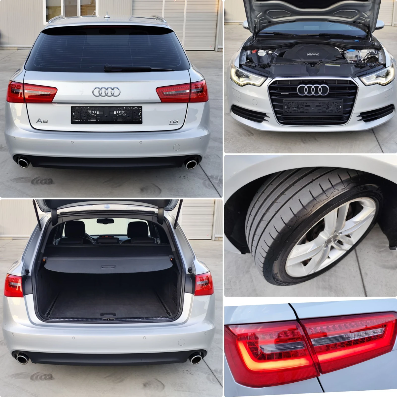 Audi A6 3.0TDI-QUATTRO-LED-NAVI-F1-ВОЛАН-EU-5, снимка 9 - Автомобили и джипове - 55581959