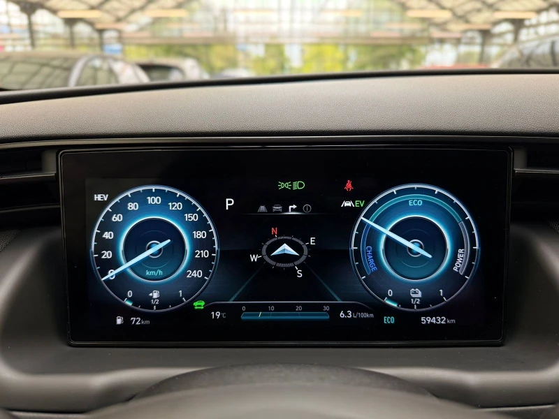 Hyundai Tucson 1.6 HEV/265HP/4X4/CAM/NAVI/N-LINE/LED/E163, снимка 12 - Автомобили и джипове - 50379691