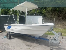 Лодка Собствено производство Dolphin 455 + 30к.с Двигател + Колесар, снимка 3